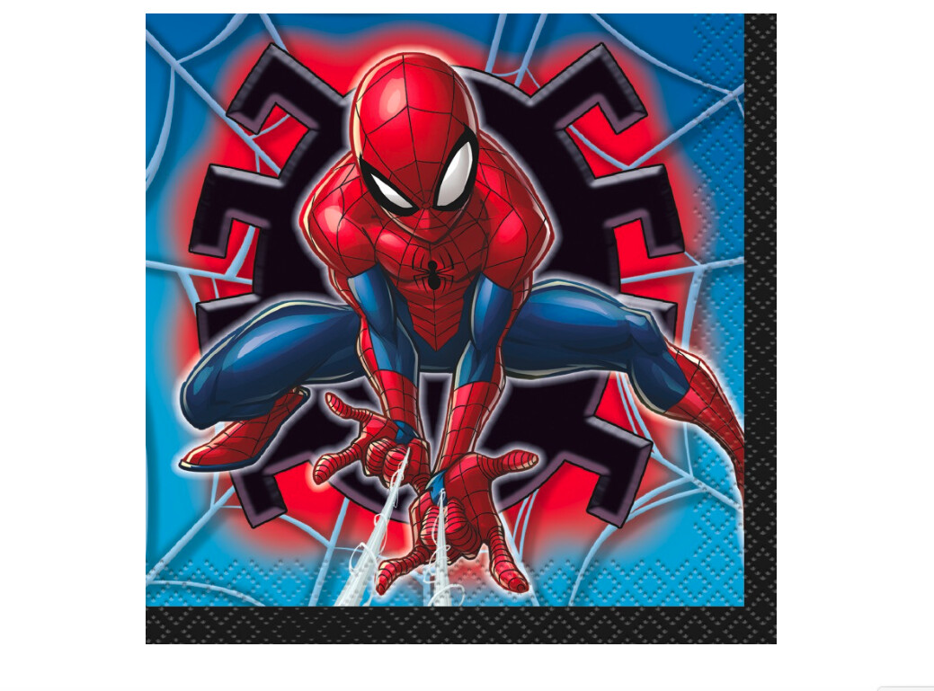 Spider-Man Beverage Napkins 16ct
