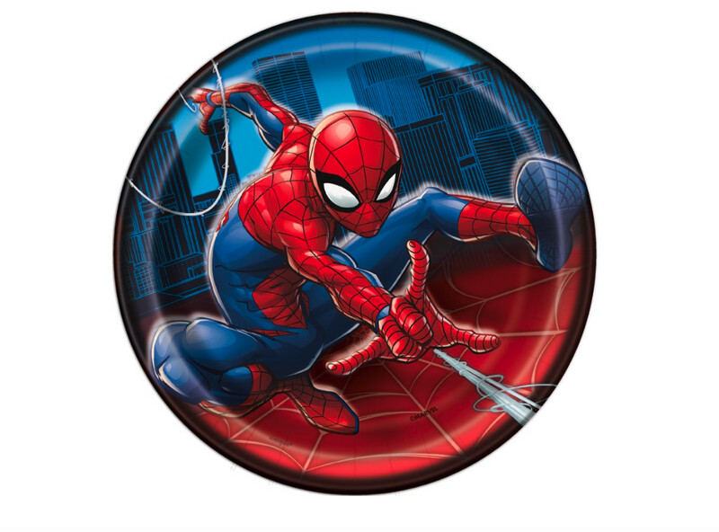 Spider-Man Round 7 Dessert Plates 8ct&quot;