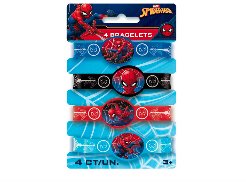 Spider-Man Stretchy Bracelets  4ct