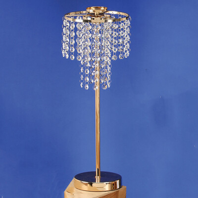 CENTERPIECE RISER W/ CRYSTAL STRANDS, L,21", 1PC/BOX