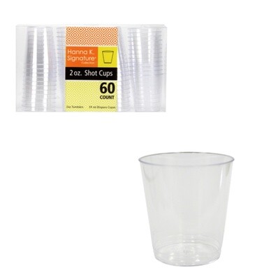 2oz shot glasses 60ct
