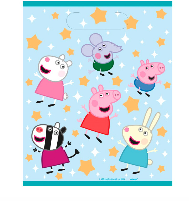 Peppa Pig Loot Bags  8ct