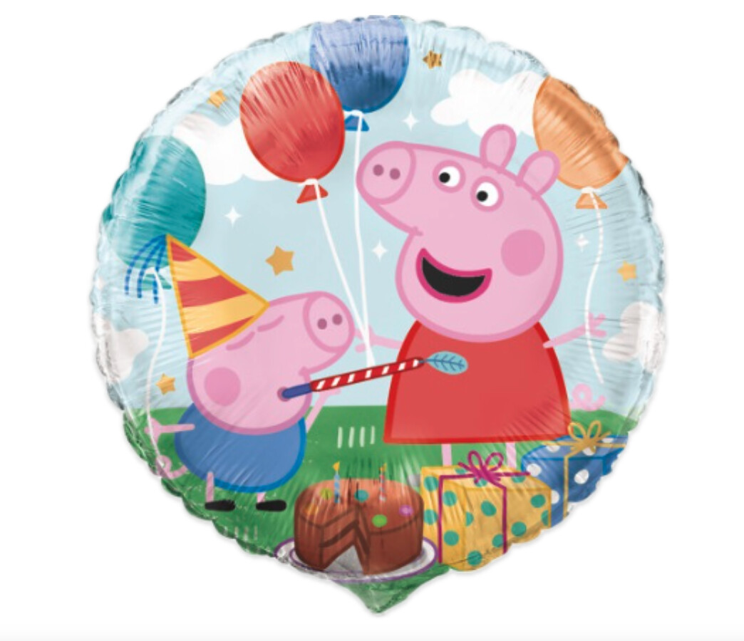 Peppa Pig Round Foil Balloon 18&quot;
