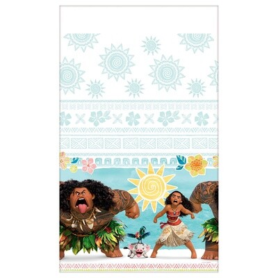 Disney Moana Plastic Table Cover 54" x 96"