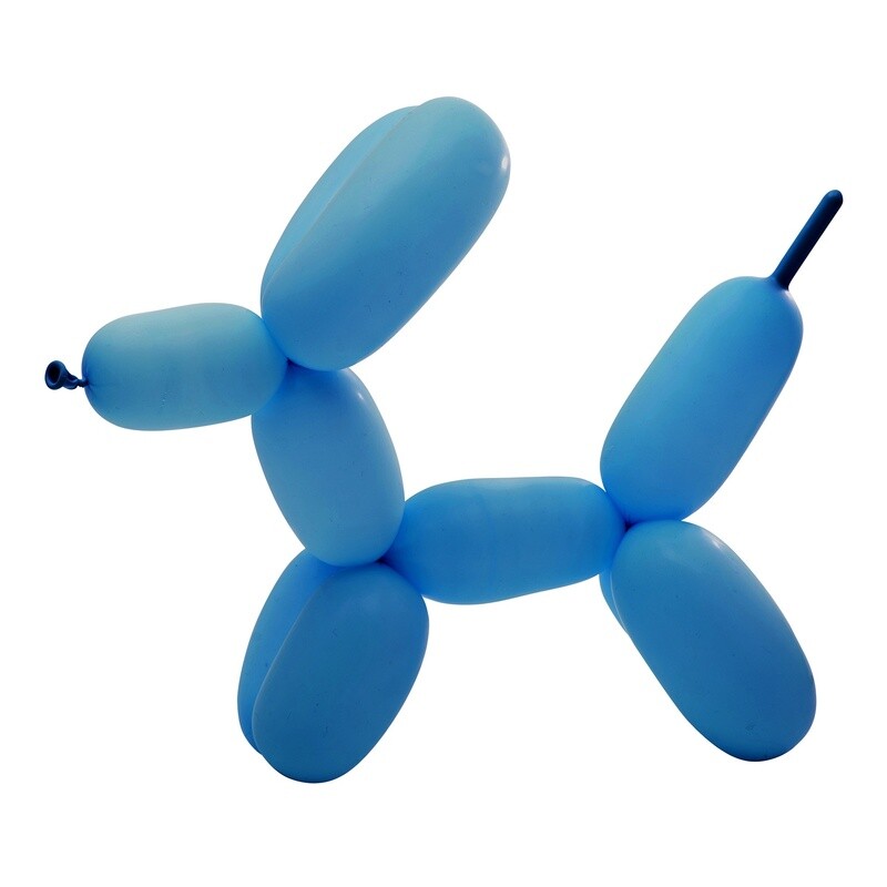 Twisting balloons 260q nozzle up 100ct, Colour: Blue