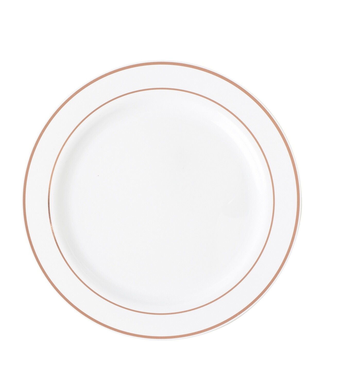 Deluxe Plate With Hot Stamping Ring ROSE GOLD