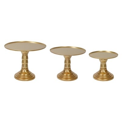 Plastic Cake Stand Pedestals 3pc/set