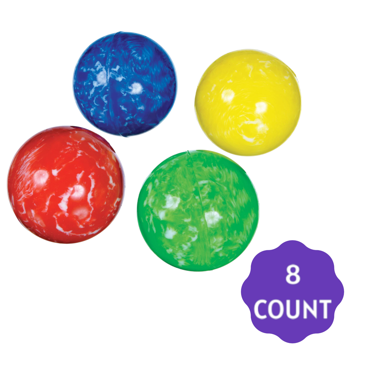 Marble Bounce Ball High Count Favor 49MM 8CT