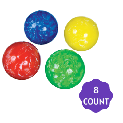 Marble Bounce Ball High Count Favor 49MM 8CT