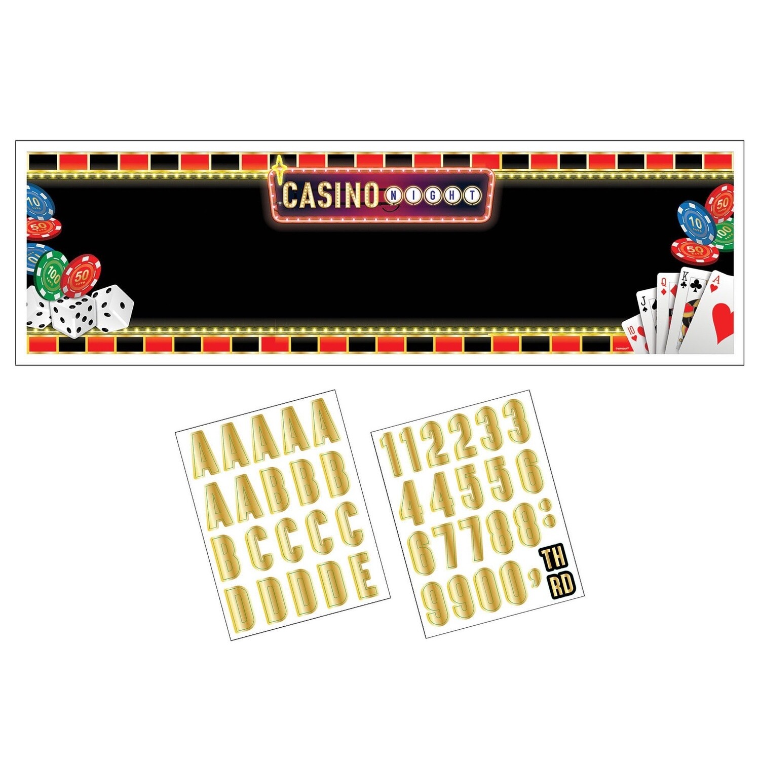 Roll The Dice Personalized Banner Kit