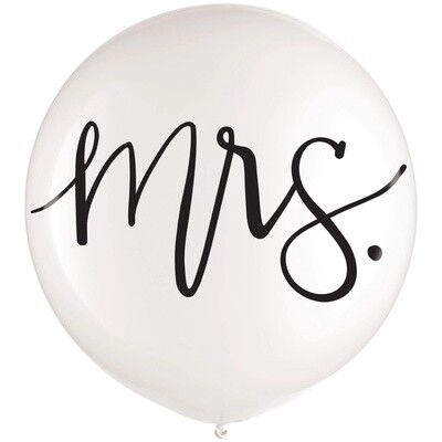 Mrs. Latex Balloon, 24&quot; 1ct