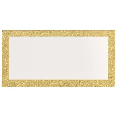 Glitter Gold Place Cards 50ct