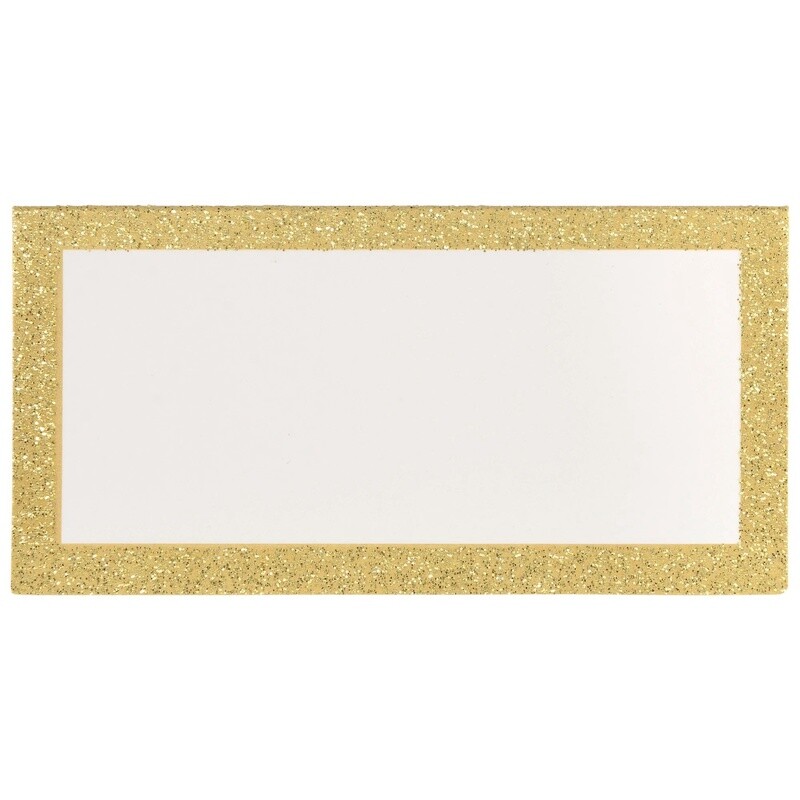 Glitter Gold Place Cards 50ct