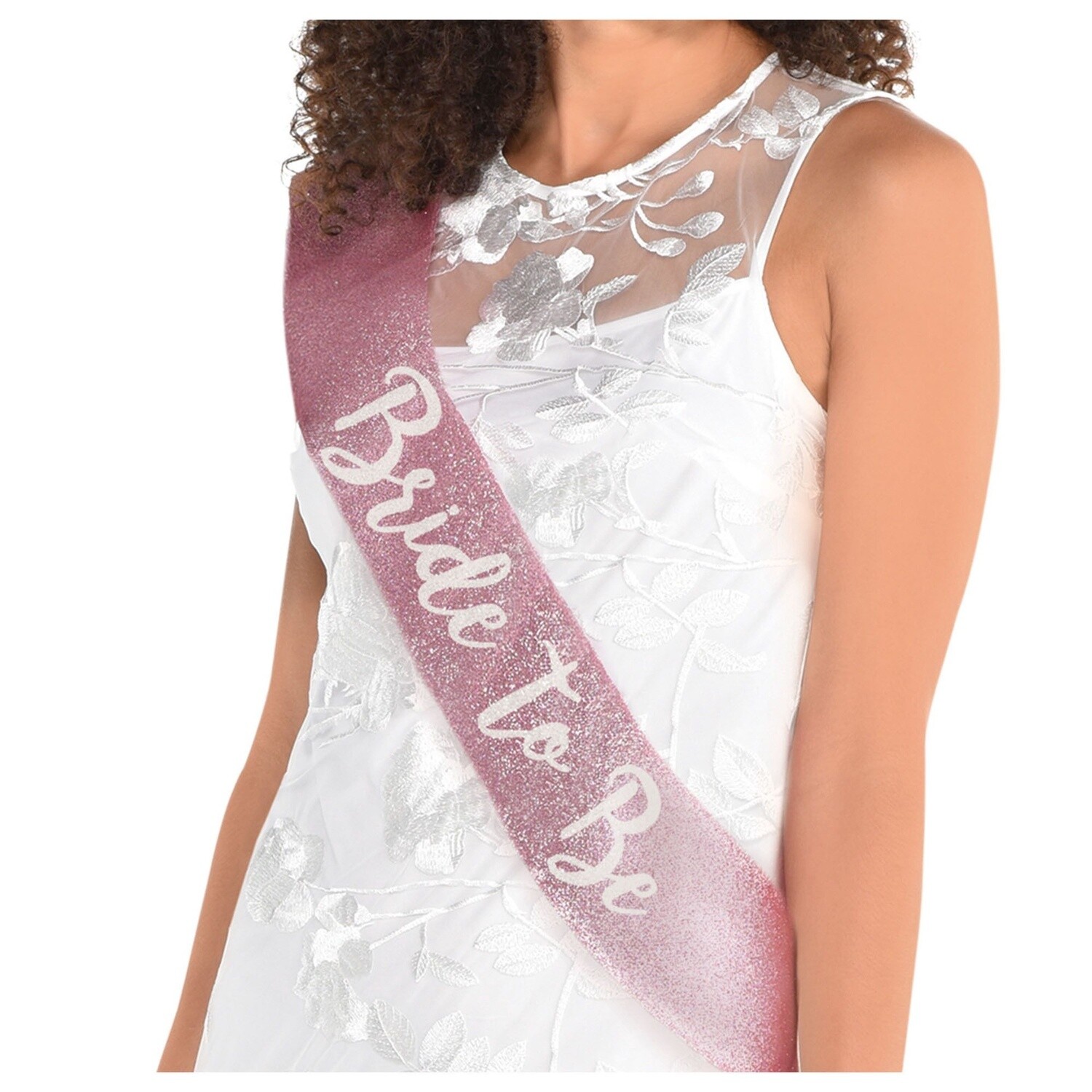 Glitter Pink Bride-To-Be Sash