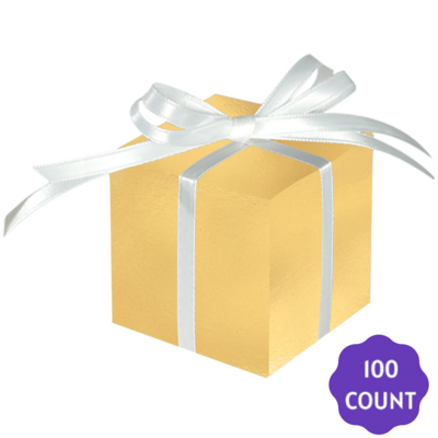 Gold Mega Pack Favor Boxes 100CT