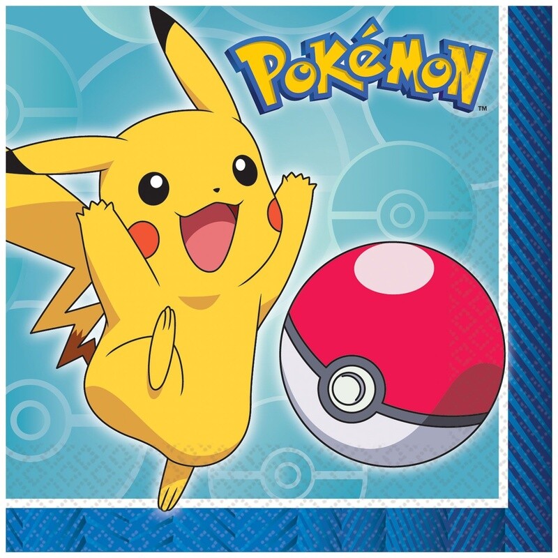 Pokemon™ Beverage Napkins 16CT