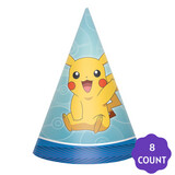 Pokemon™ Paper Cone Hats 8CT