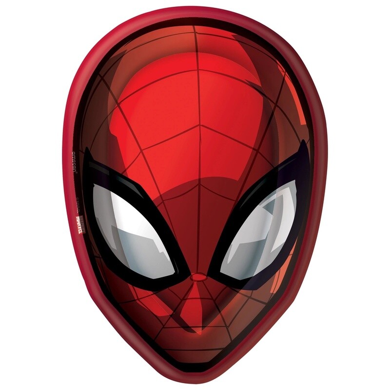 Spider-Man™ Webbed Wonder 7&quot; Shaped Plates 8ct