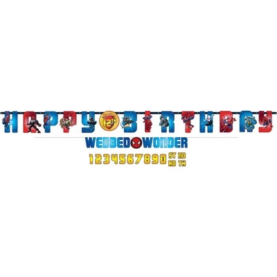Spider-Man™ Webbed Wonder Jumbo Letter Banner Kit