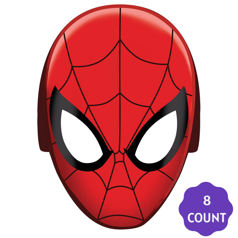 Spider-Man™ Webbed Wonder Paper Masks 8ct