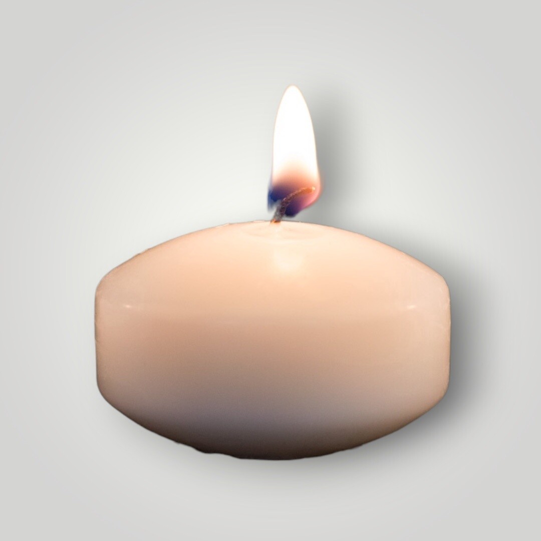 Brite Wick Unscented Floating Candles 2&quot; 24pcs/box - Ivory