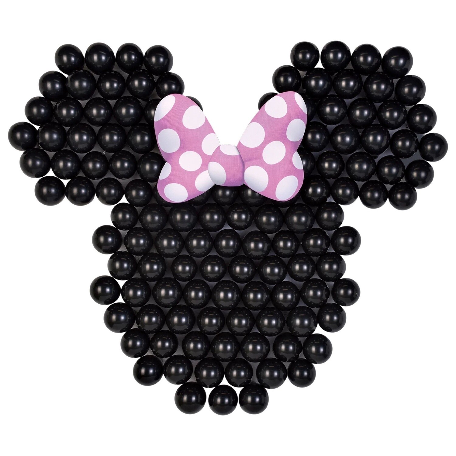 Air-Filled Minnie Mouse Sculpted Balloon Backdrop Kit
