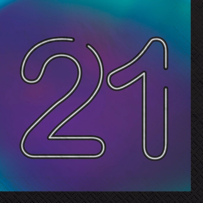 Finally 21 Birthday Lunch Napkins, 6.5in, 16ct
