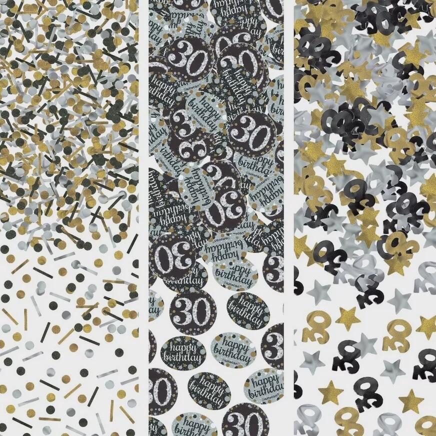 30th Birthday Confetti - Sparkling Celebration