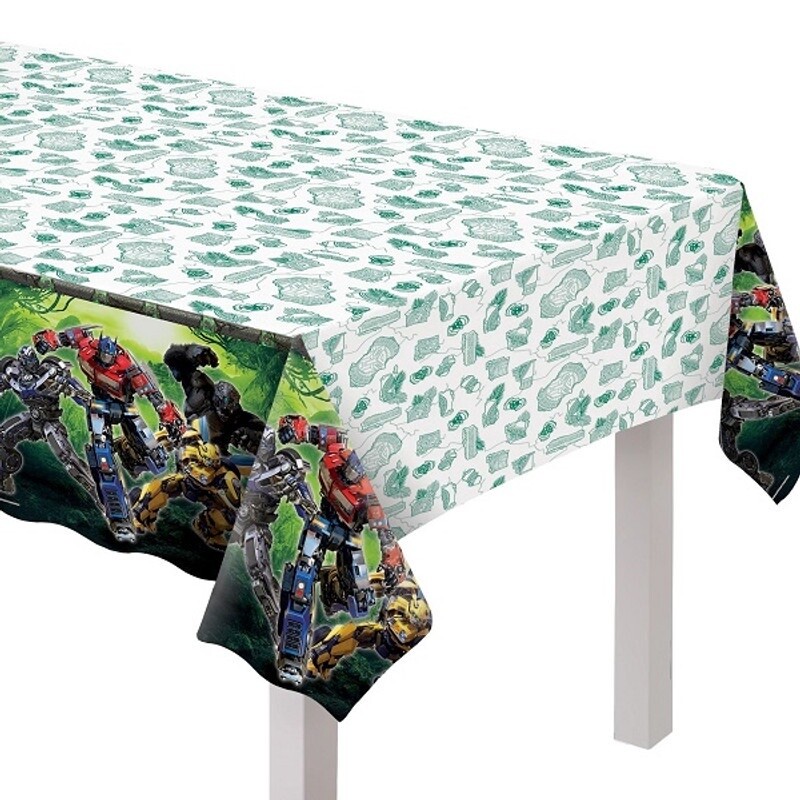 Transformers plastic table cover 54” x 96”