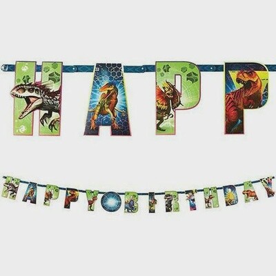 Jurassic world add an age banner kit