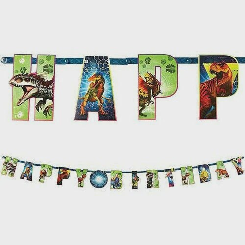 Jurassic world add an age banner kit