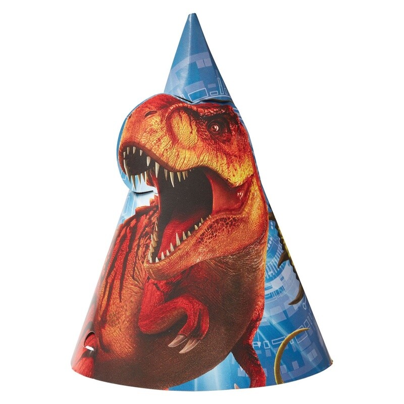 Jurassic World party hats 8ct