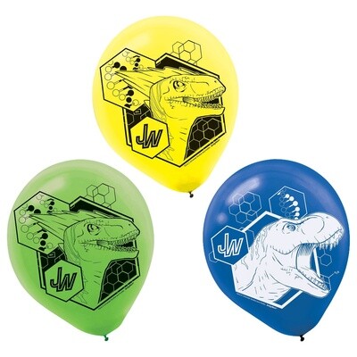 Jurassic world latex balloons 6ct