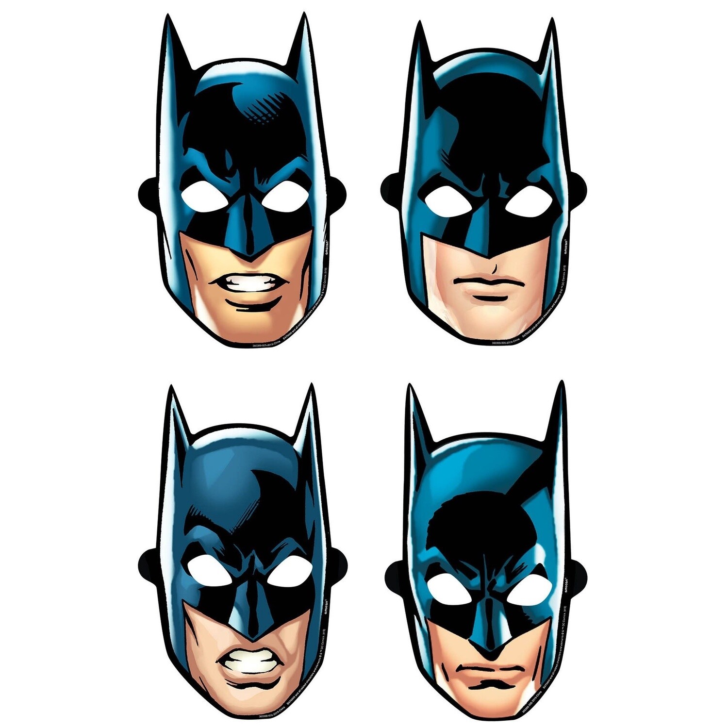Bat Man Masks 8ct
