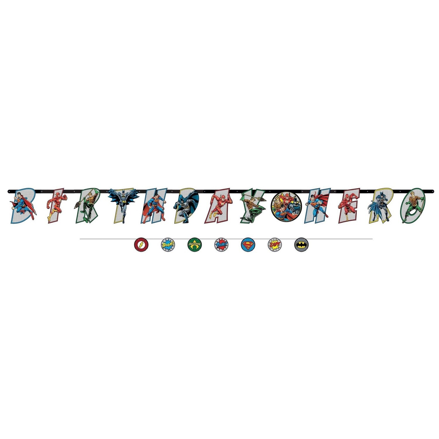 Justice League Heroes Unite™ Jumbo Letter Banner Kit