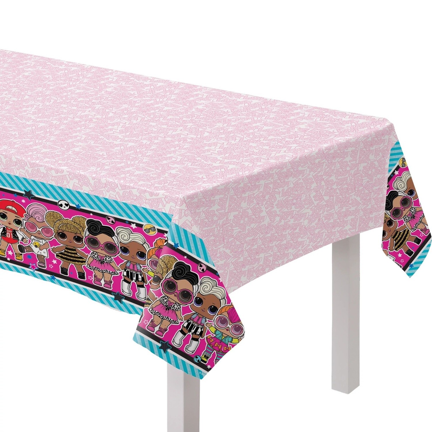 L.O.L. Surprise! Together 4-Eva Plastic Table Cover, 54in x 96in