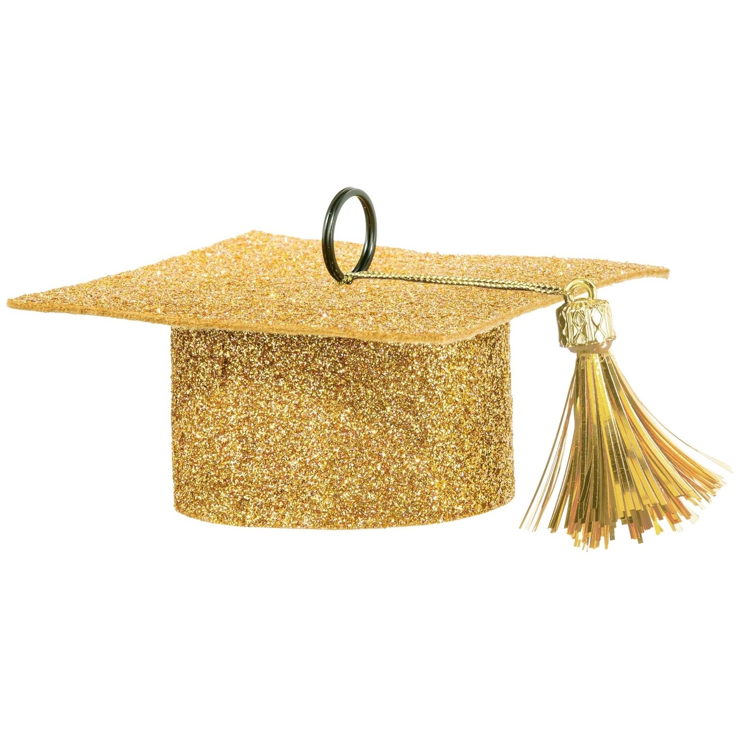 Glitter Graduation Cap Balloon Weight, 5.9oz, Color: GOLD
