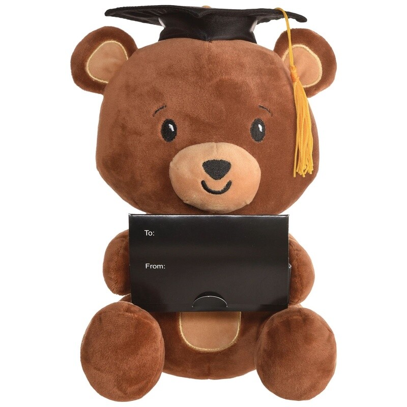 Grad Bear Balloon Weight &amp; Card Holder, 5.9oz