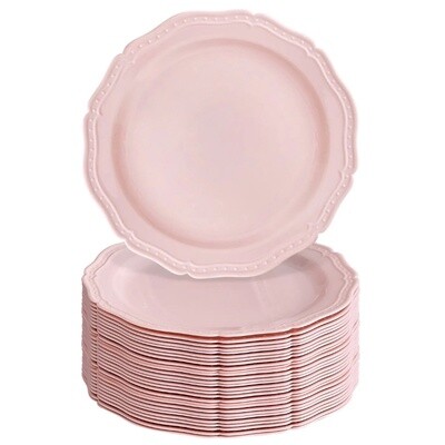 Country Style Blush Plates 20ct