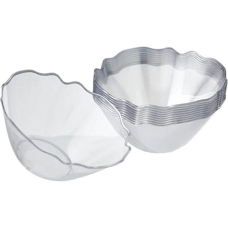 DESSERT DISHES 5&quot; SET OF 10CT BAROQUE COLLECTION