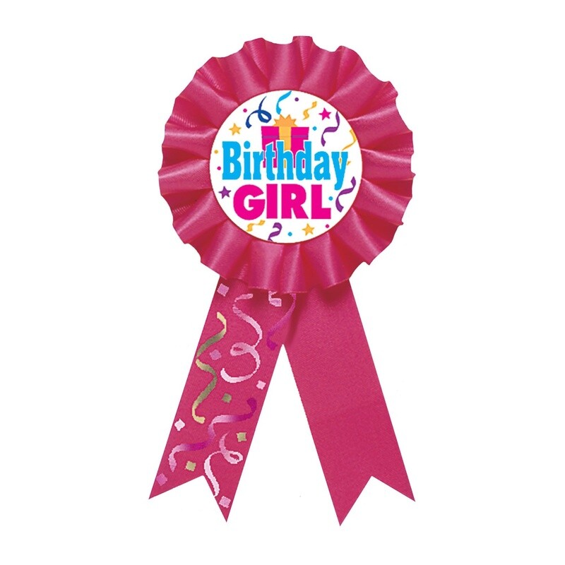 Birthday Girl Award Ribbon