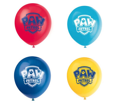 Paw Patrol 12&quot; Latex Balloons  8ct&quot;