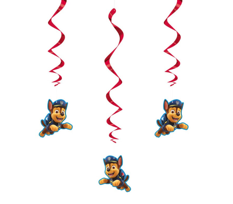 Paw Patrol 3 hanging decorations