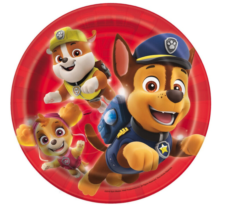 PAW Patrol Adventures Dessert Plates 8ct