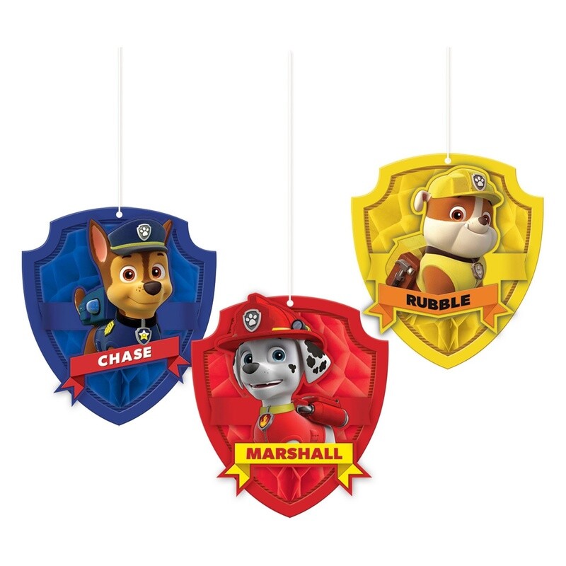 PAW Patrol Honeycomb Balls 3ct