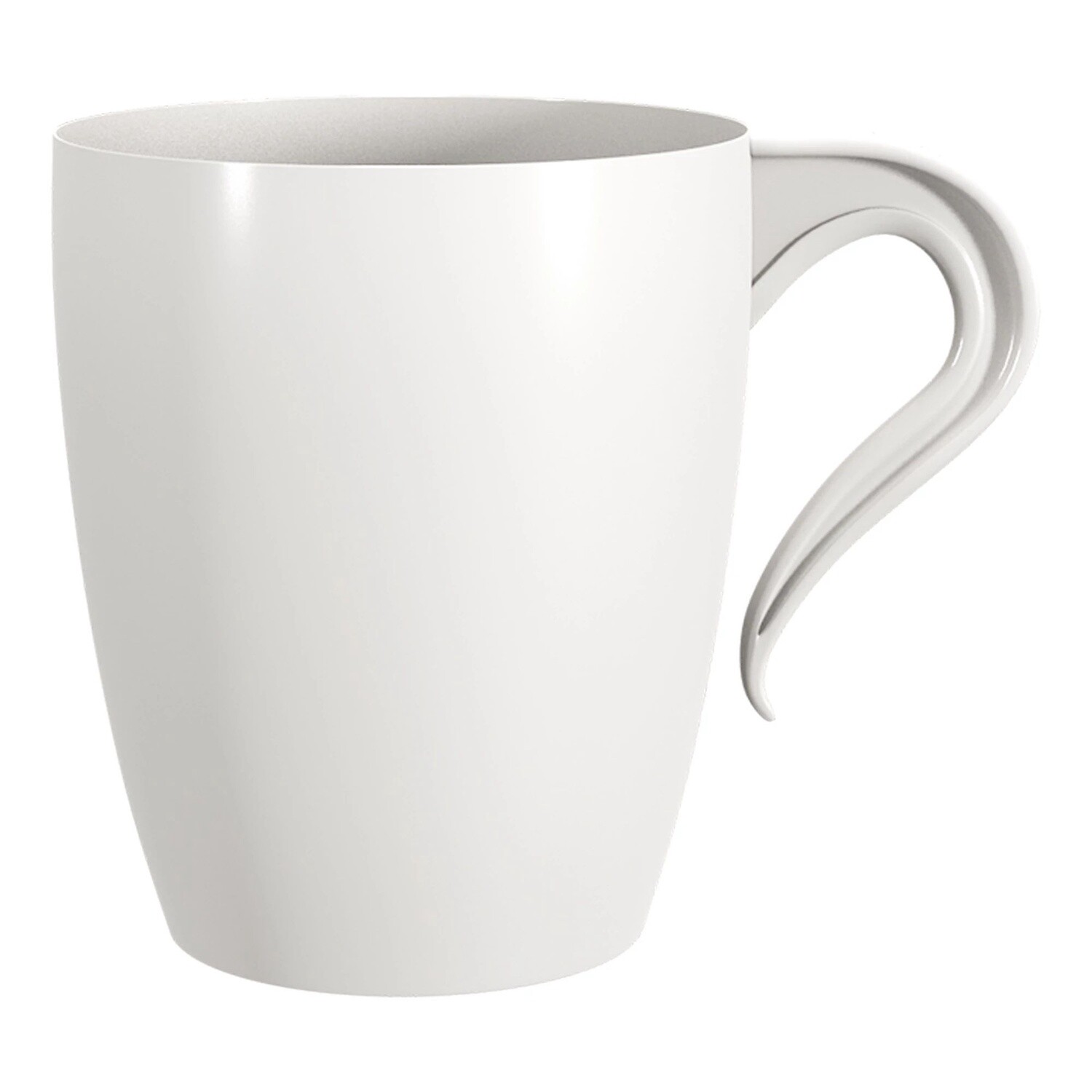 White Premium Plastic Coffee Mugs, 11oz, 20ct