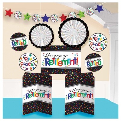 Officially Retired Room Decorating Kit, 10pc