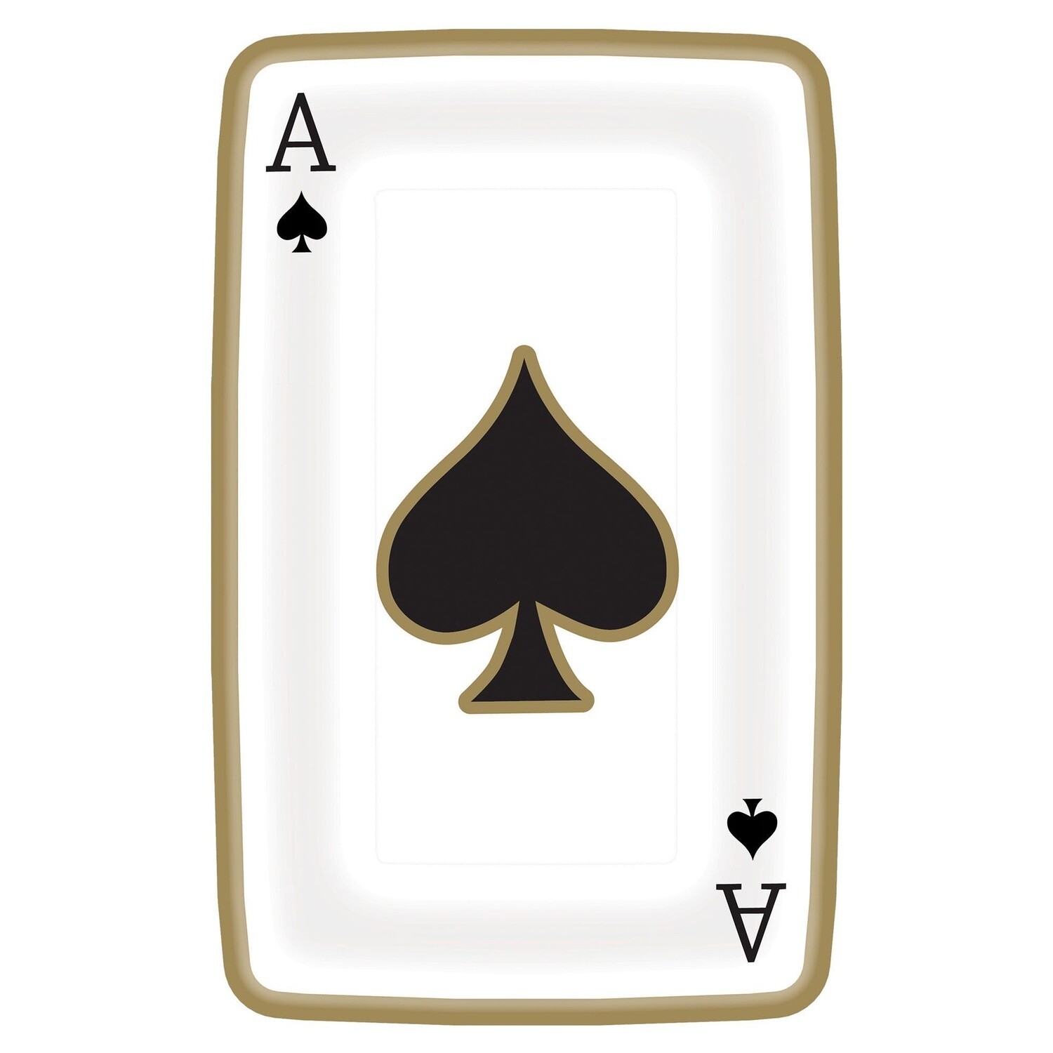 Roll the Dice Casino Playing Card Lunch Plates 8ct