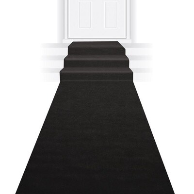 Black Carpet Runner  24" x 15'