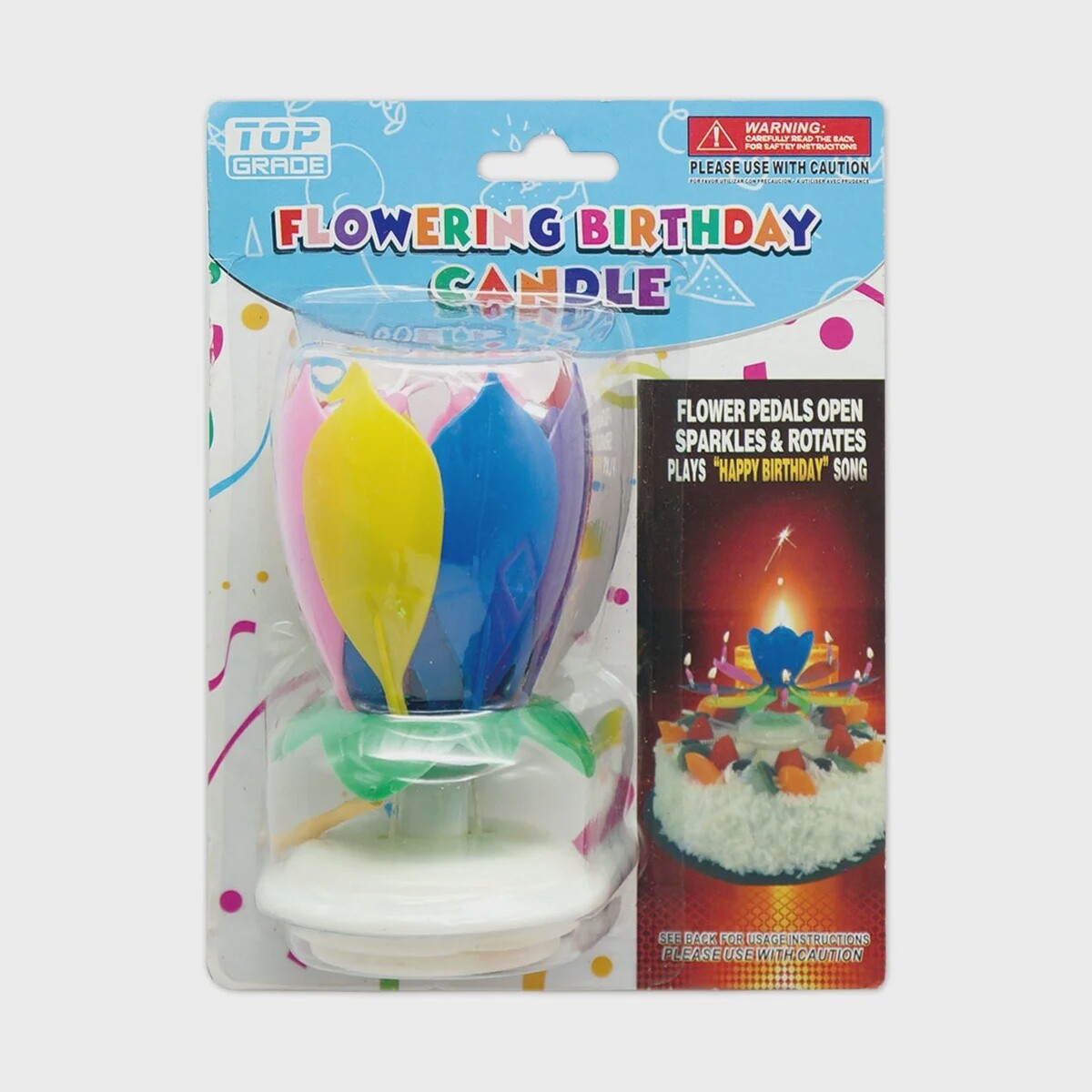 Lotus candle w/music